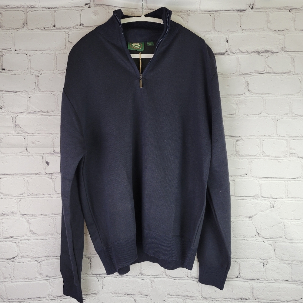 NWT STILLWATER SUPPLY CO Quarter Zip Mock Neck Sweater